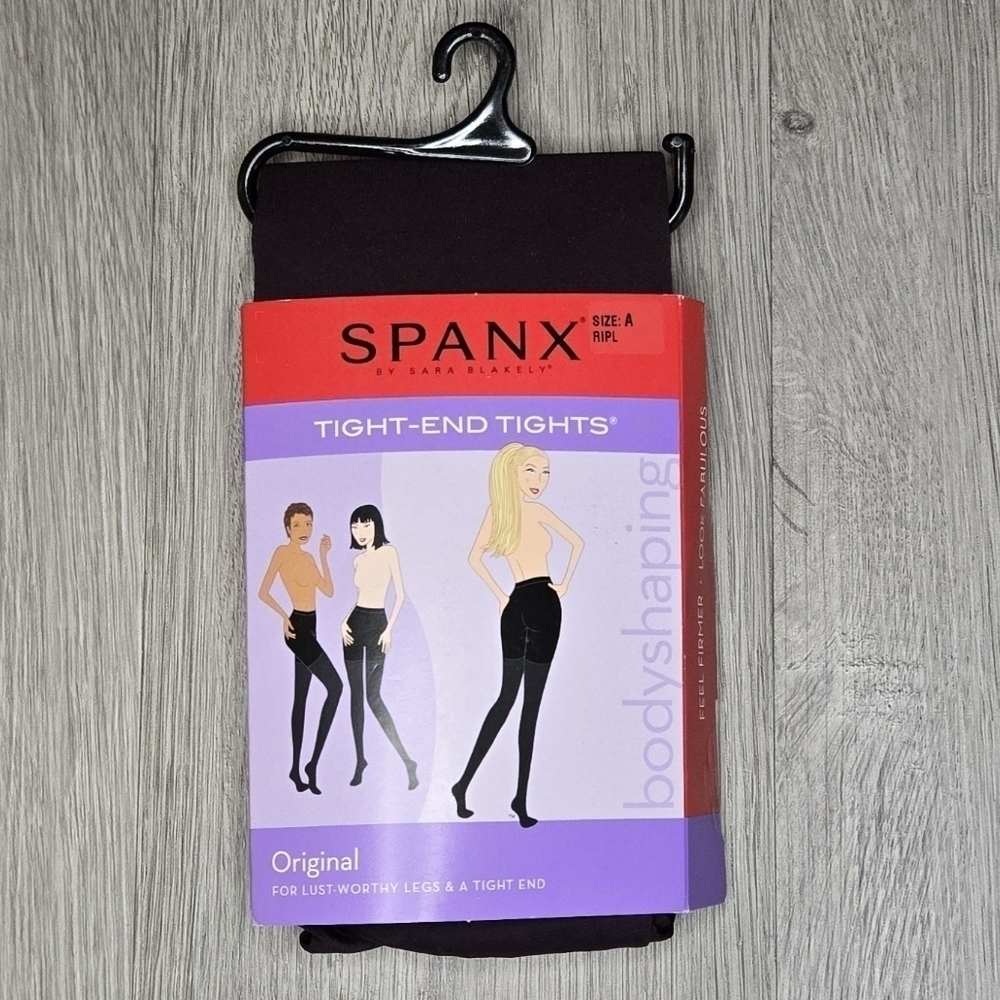 Spanx Tight-End Opaque Shaper Tights Sizes A & B Ripe Plum New Twee Emo Slimming